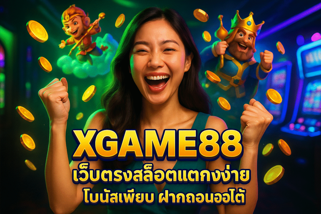 XGAME88 เว็บตรงสล็อตแตกง่าย โบนัสเพียบ ฝากถอนออโต้